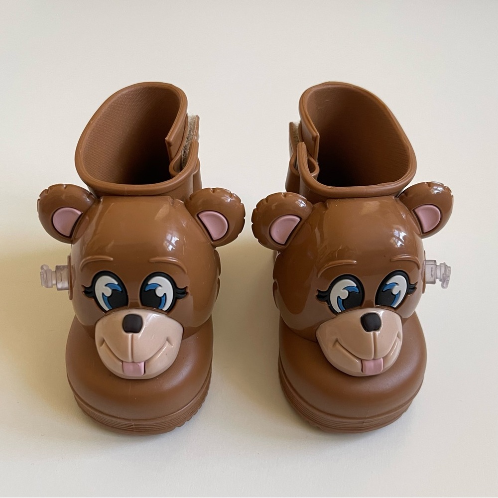 Mini Melissa & Jeremy Scott Unisex Children’s Monkey Rain Boots - 5 US